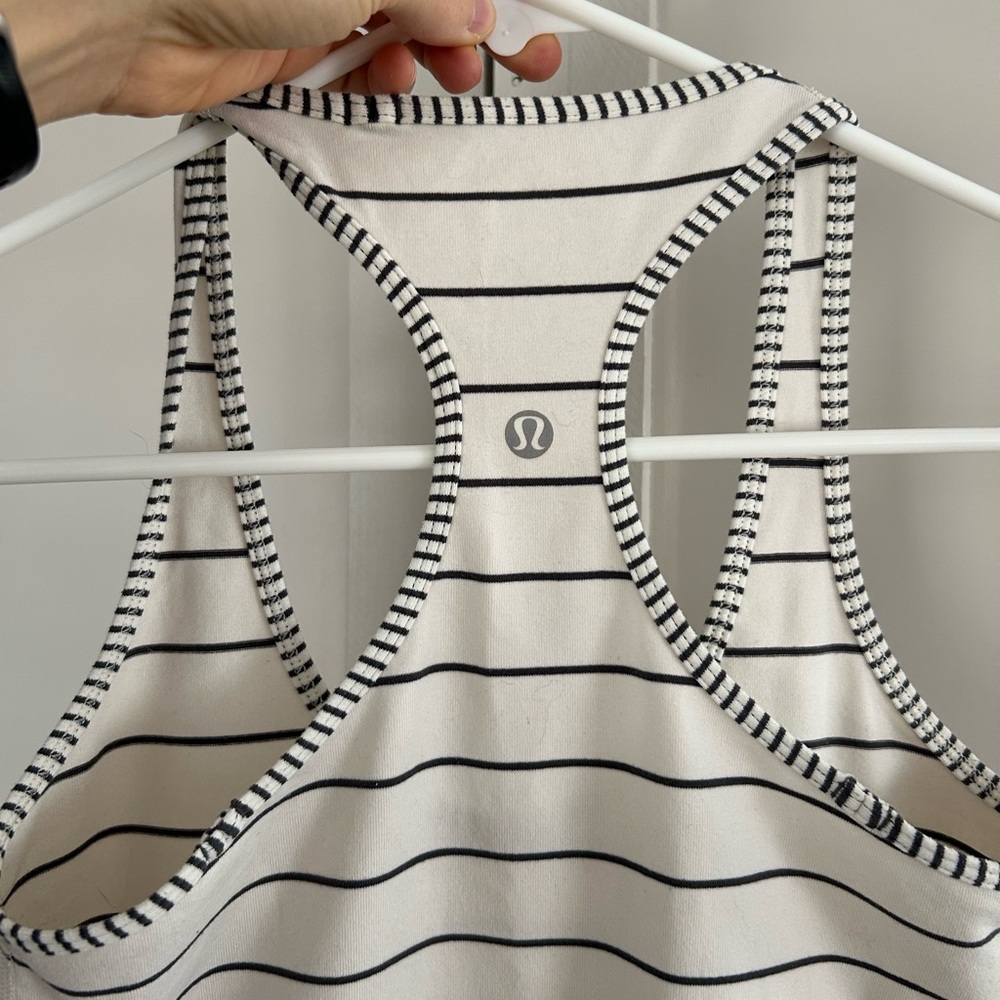 Lululemon Striped Racerback Tank Top - Picture 2 of 2